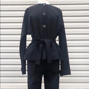 Fendi 2 Piece Ruffle Jacket Suit